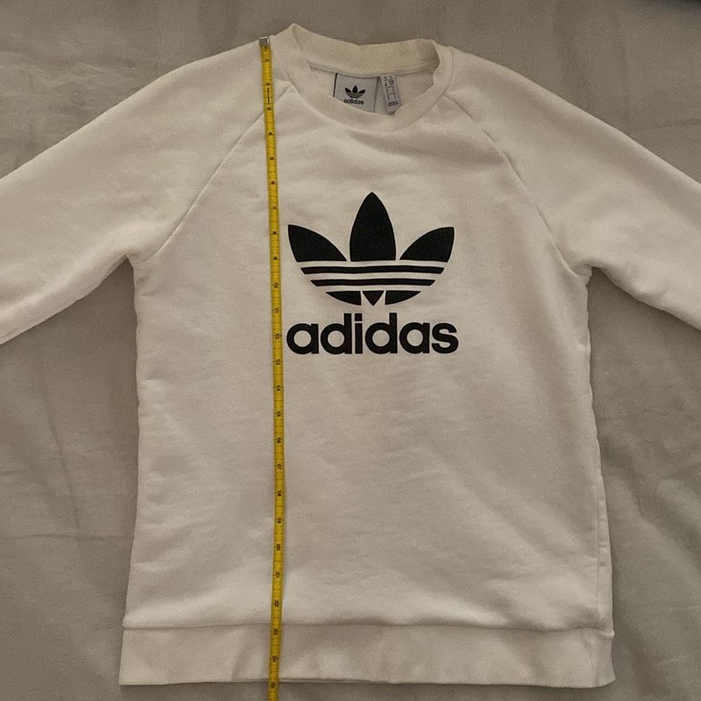 adidas adicolor classics trefoil crewneck sweatshirt size men’s small - Picture 7 of 9